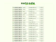 Tablet Screenshot of netcode.pl